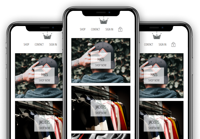 Crown clothing app
